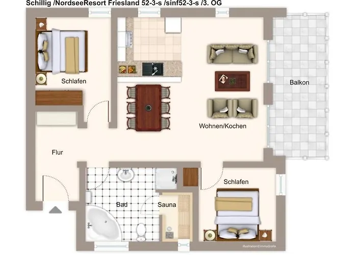 Nordseeresort Friesland Nordseeresort Friesland 52-3-s 아파트 쉴리그